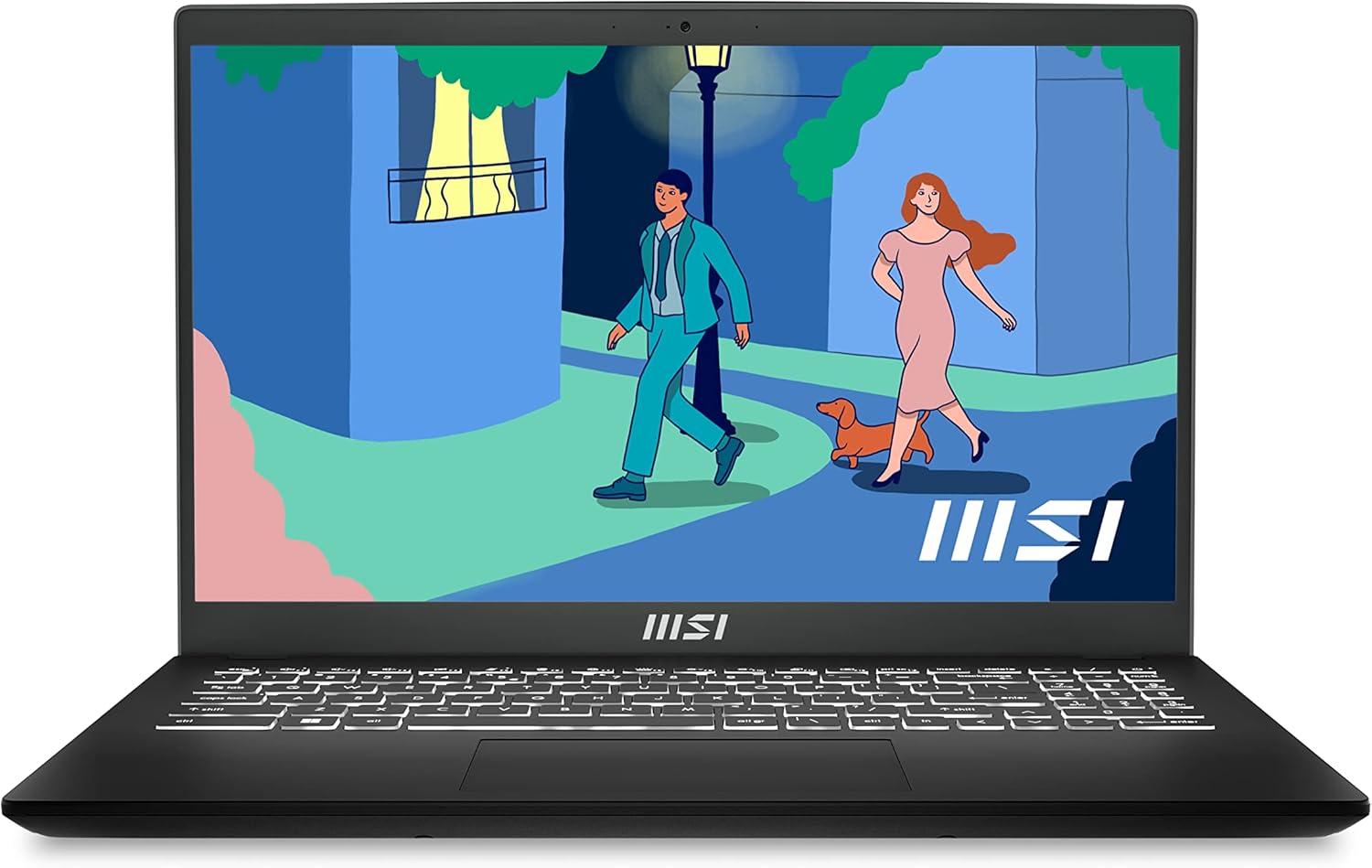 MSI Modern 15 15.6" Laptop - AMD Ryzen 7 512 GB SSD Black