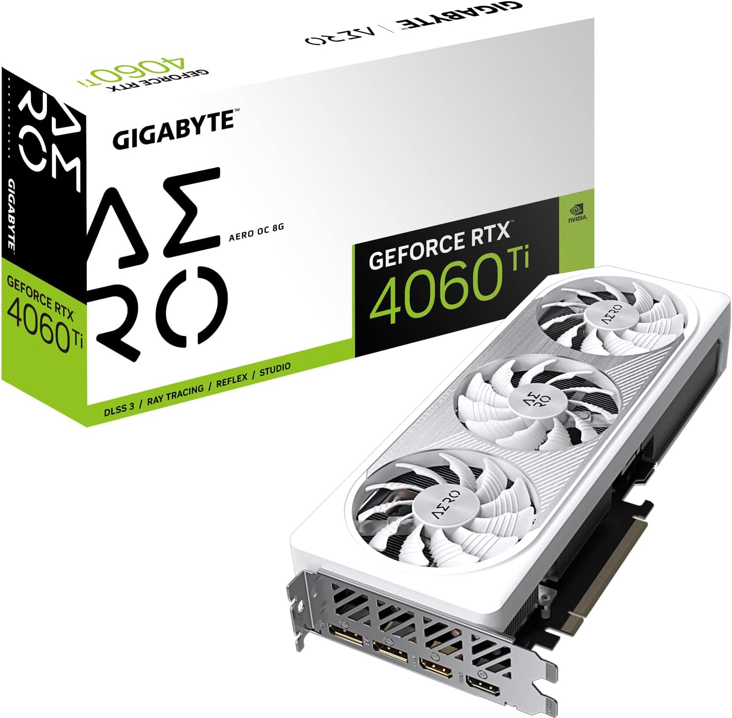 GIGABYTE GeForce RTX 4060 Ti 8 GB AERO OC Graphics Card