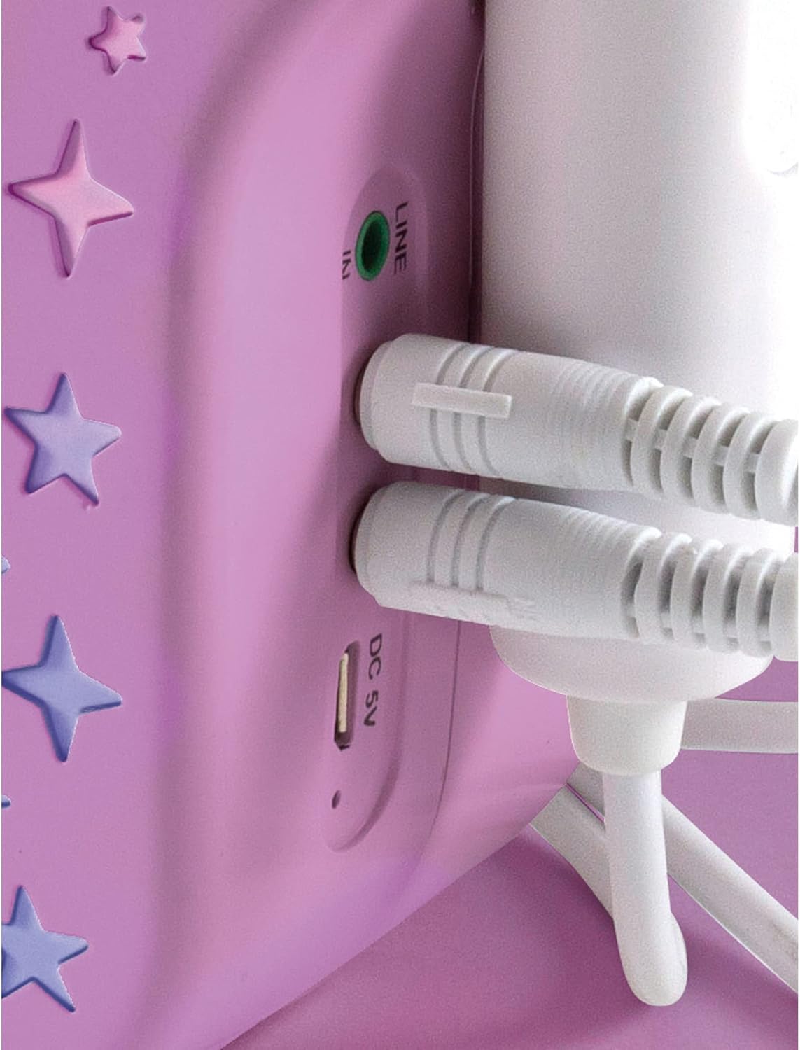 DAEWOO AVS1547 Bluetooth Karaoke System - Pink