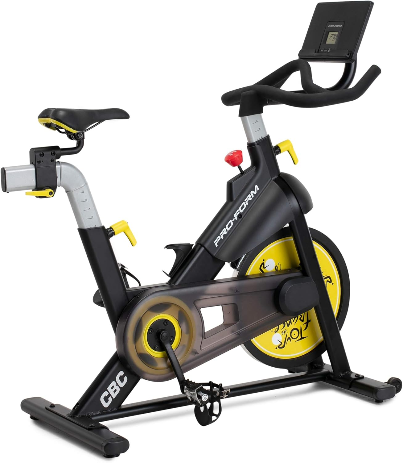 PROFORM Tour de France CBC Smart Bluetooth Exercise Bike - Black & Yellow