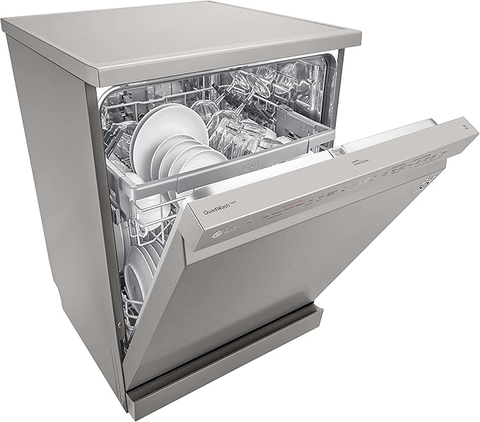 LG TrueSteam DF222FPS Full-size WiFi-enabled Dishwasher - Shiny Steel