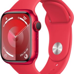 APPLE Watch Series 9 Cellular - 41 mm (PRODUCT)RED Aluminium Case with (PRODUCT)RED Sport Band S M