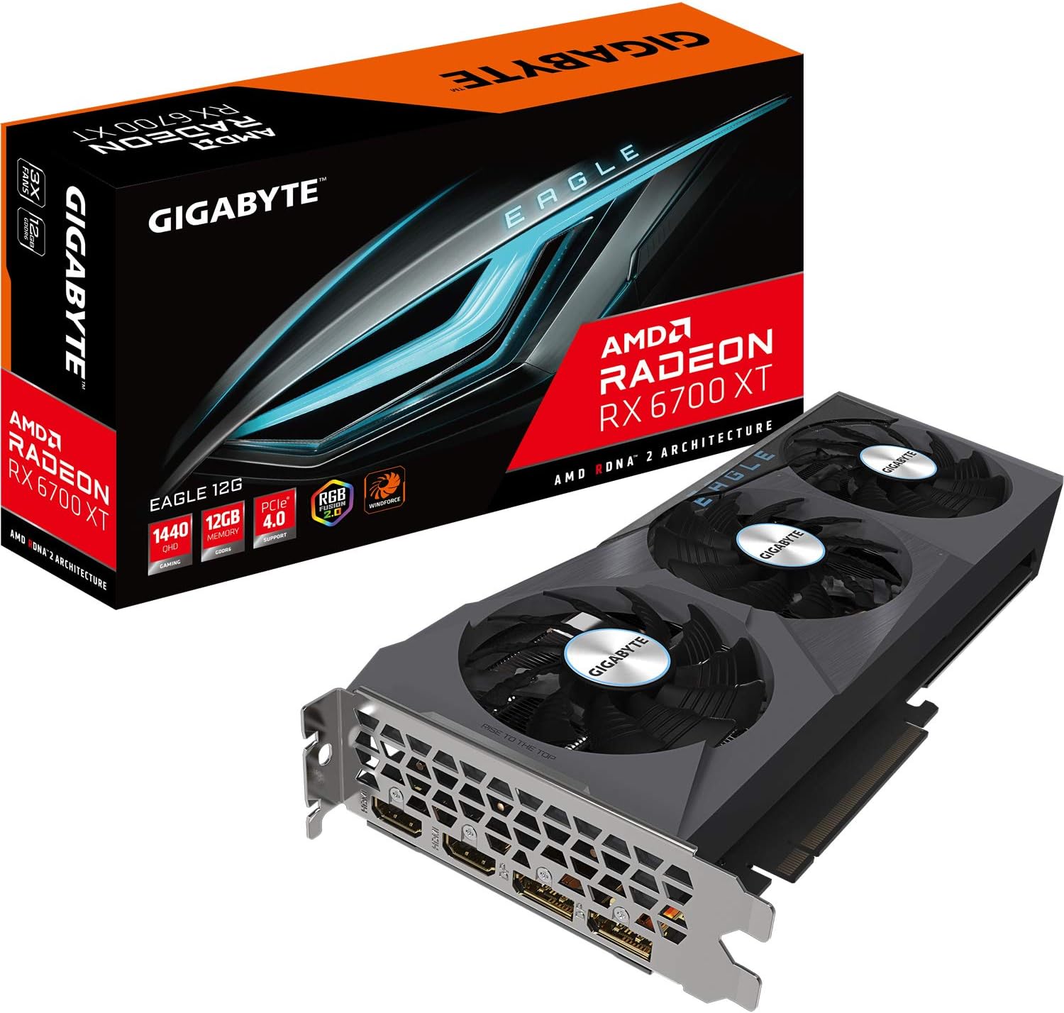GIGABYTE Radeon RX 6700 XT 12 GB EAGLE Graphics Card