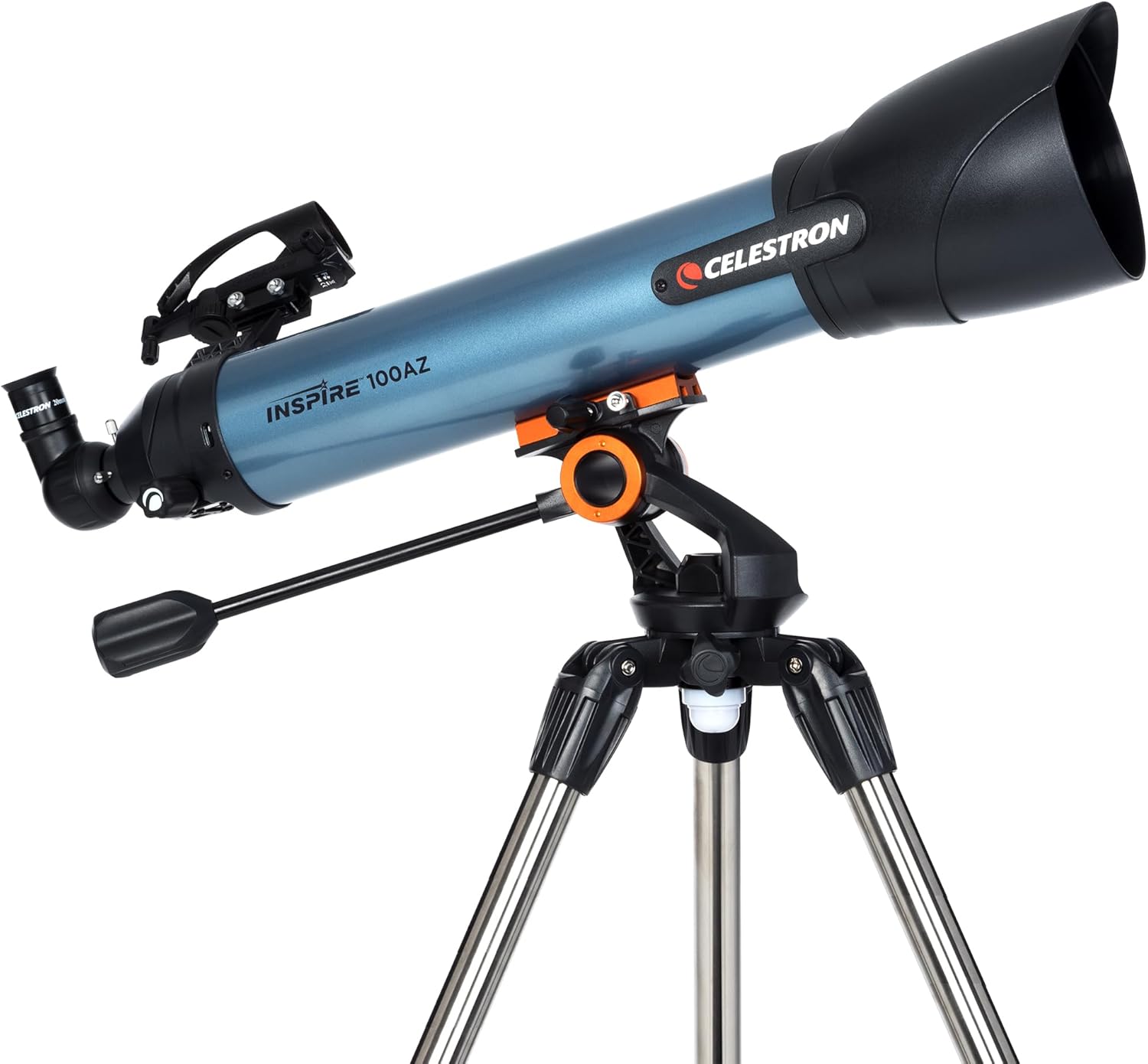 CELESTRON Inspire 100 22403-CGL Refractor Telescope - Black & Blue