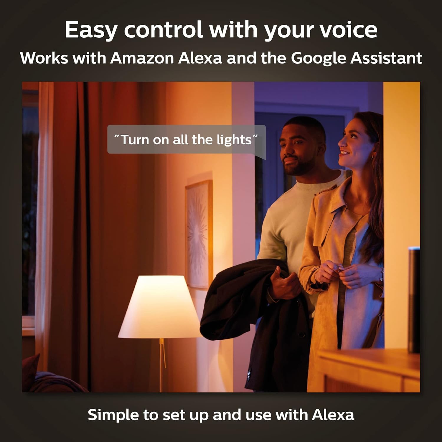 PHILIPS HUE White and Colour Rectangle Smart LED Ceiling Panel
