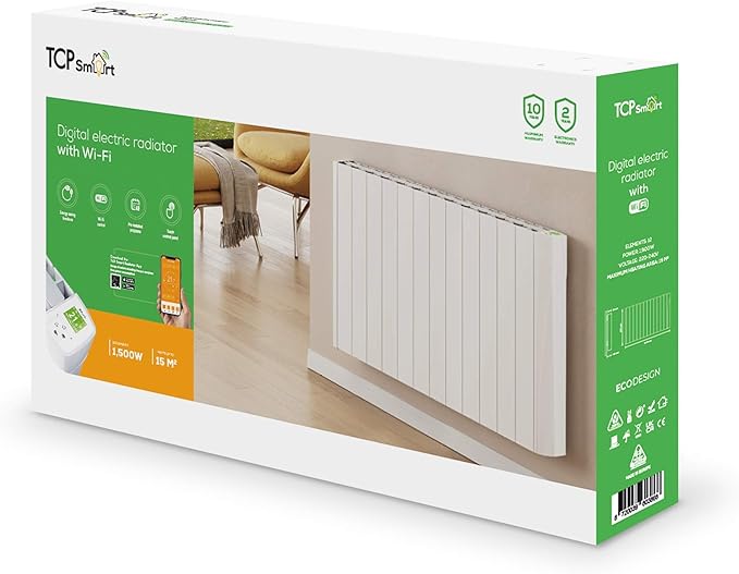TCP SMAWRA1500WOIL1069 Smart Oil-Filled Radiator - 1500 W White