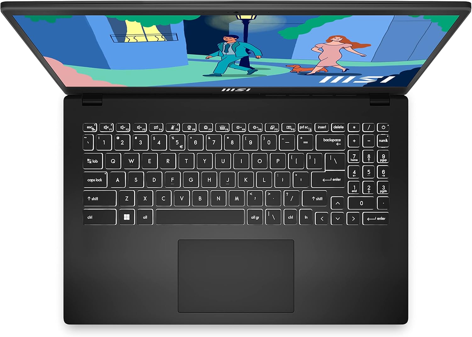 MSI Modern 15 15.6" Laptop - AMD Ryzen 7 512 GB SSD Black