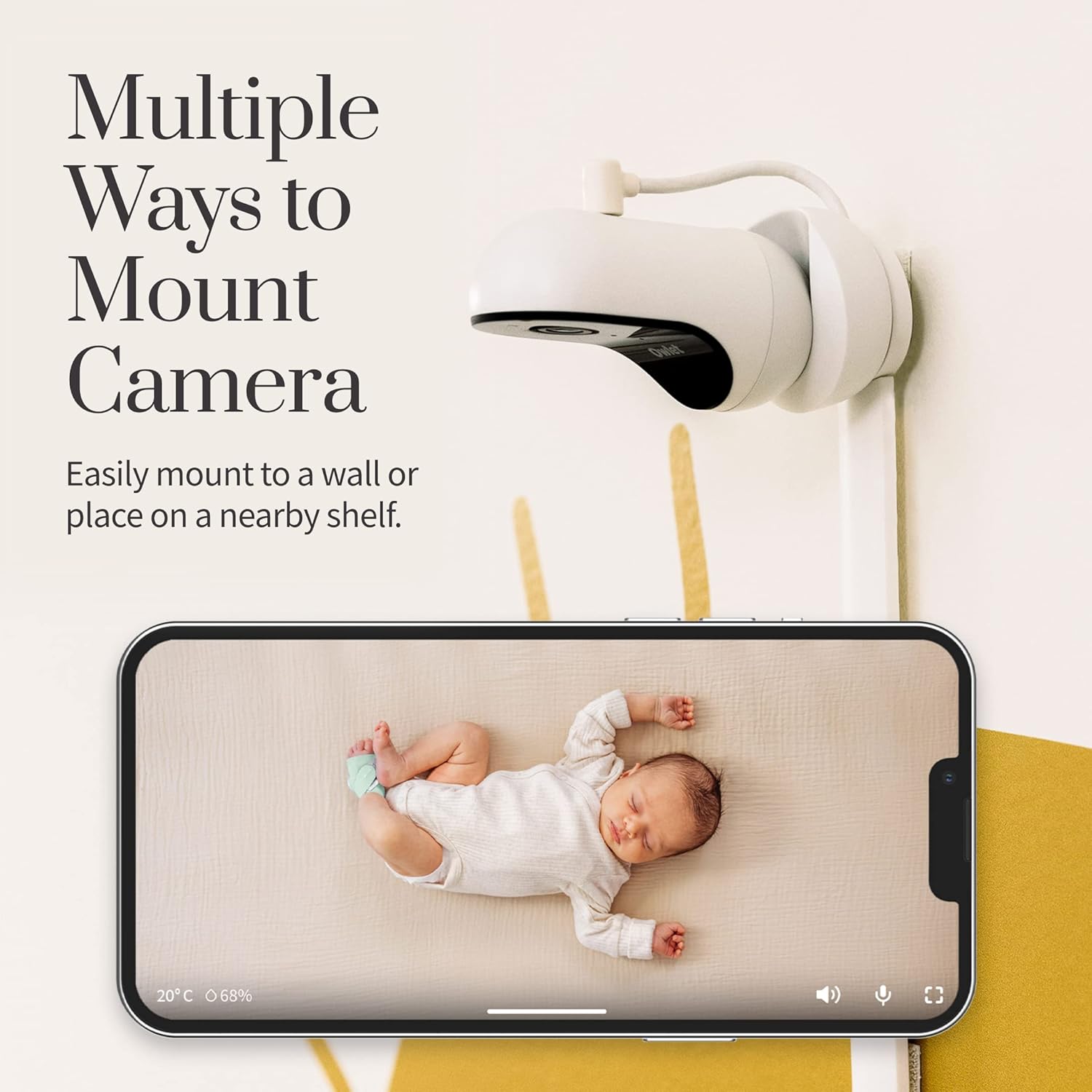 OWLET Baby Monitor Duo Plus Smart Sock 3 & Cam 2 Bundle - Mint