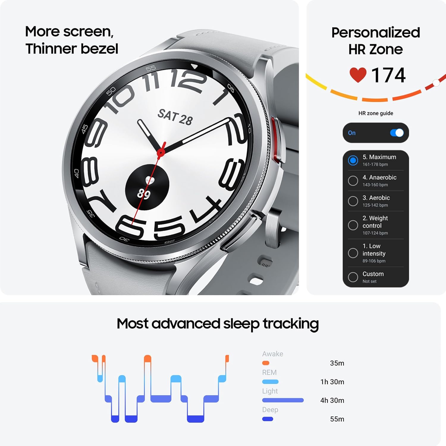 SAMSUNG Galaxy Watch6 Classic 5G with Bixby - Black 47 mm