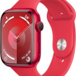APPLE Watch Series 9 Cellular - 45 mm (PRODUCT)RED Aluminium Case with (PRODUCT)RED Sport Band  S M