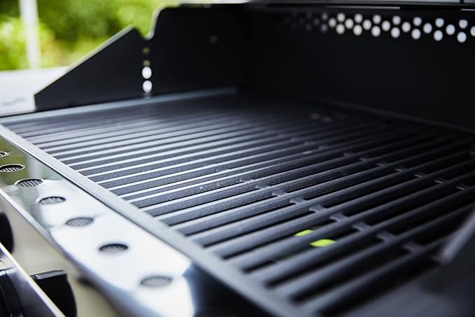 SWAN Kansas SBQ57030N 3 Burner Gas BBQ - Black & Silver