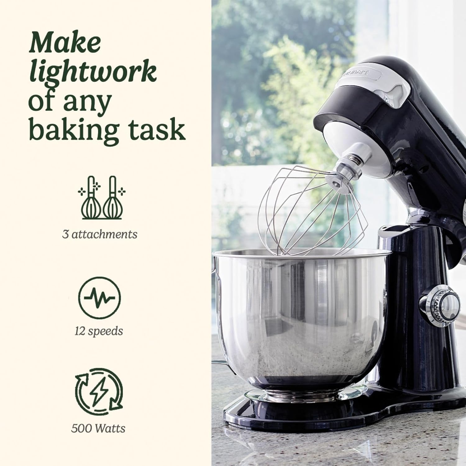 CUISINART Precision SM50BU Stand Mixer - Black