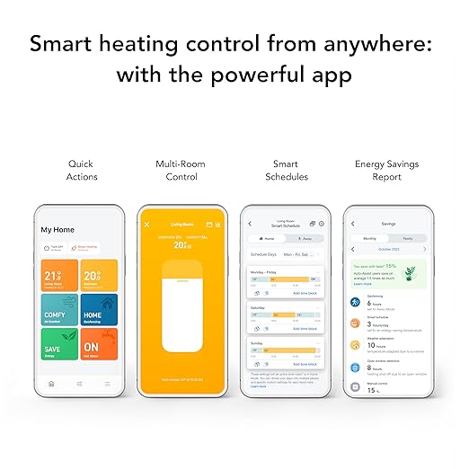 TADO Wireless Smart Thermostat Starter Kit & Radiator Add-on Bundle - Pack of 4