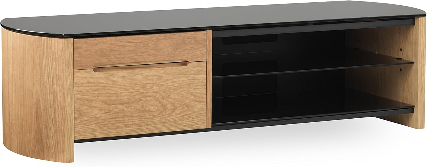 ALPHASON Finewoods Cabinet 1350 TV Stand - Light Oak