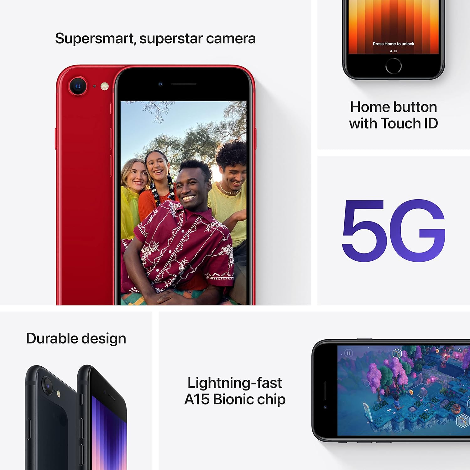 APPLE iPhone SE (2022) - 256 GB (PRODUCT)RED