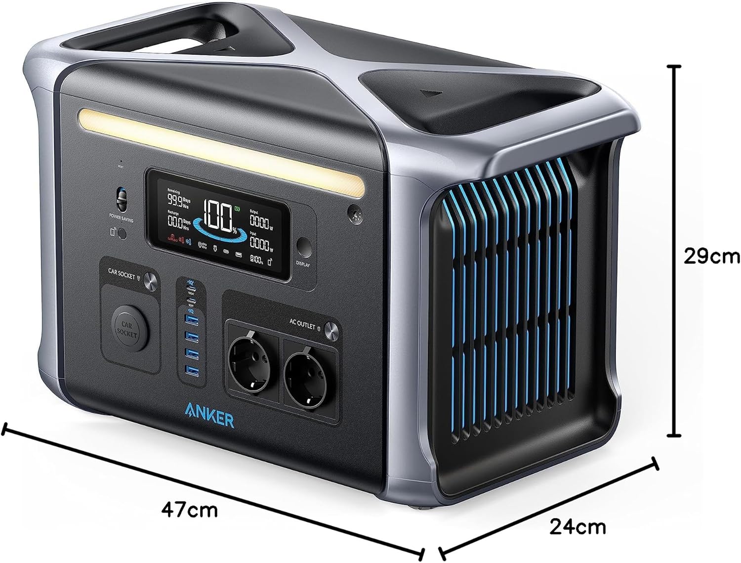 ANKER SOLIX F1200 PowerHouse 757 1229 Wh Portable Power Station