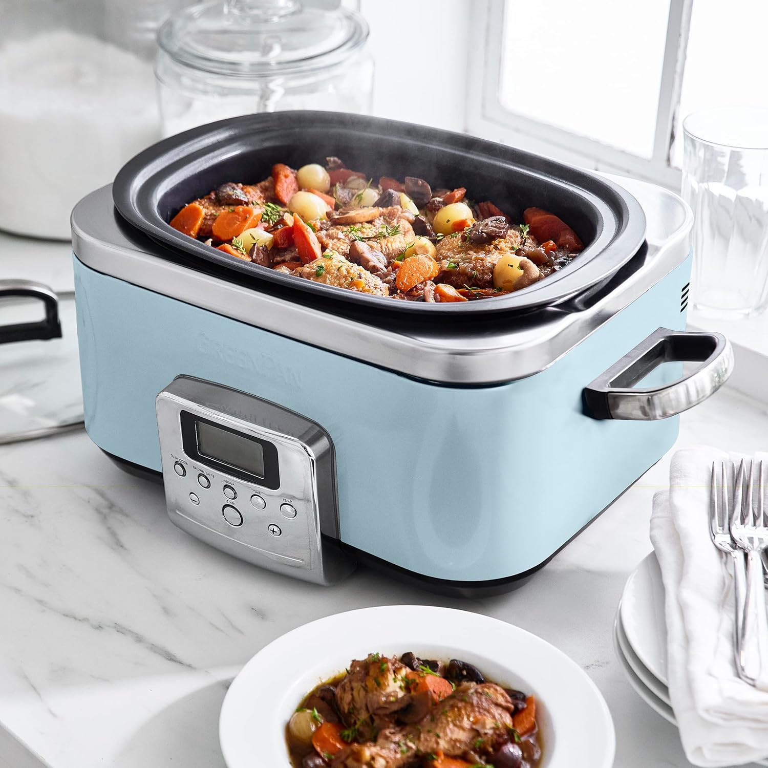 GREENPAN CC005314-001 Slow Cooker - Blue