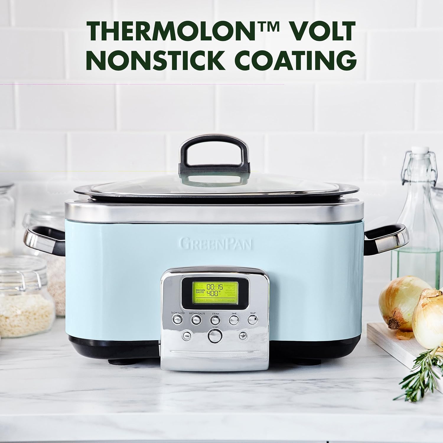 GREENPAN CC005314-001 Slow Cooker - Blue