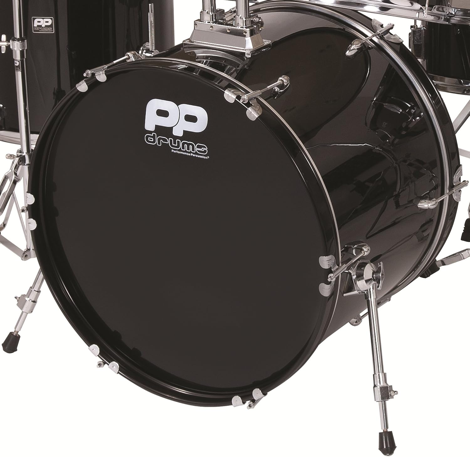 PP DRUMS PP250BLK 5 Piece Drum Kit - Black