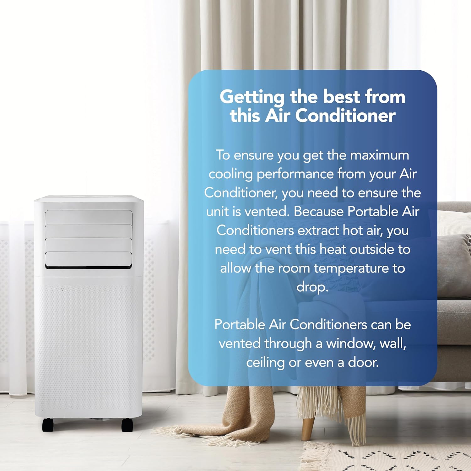 IGENIX IG9909 Air Conditioner & Dehumidifier