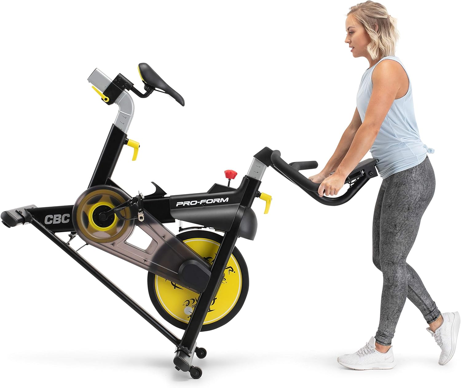 PROFORM Tour de France CBC Smart Bluetooth Exercise Bike - Black & Yellow