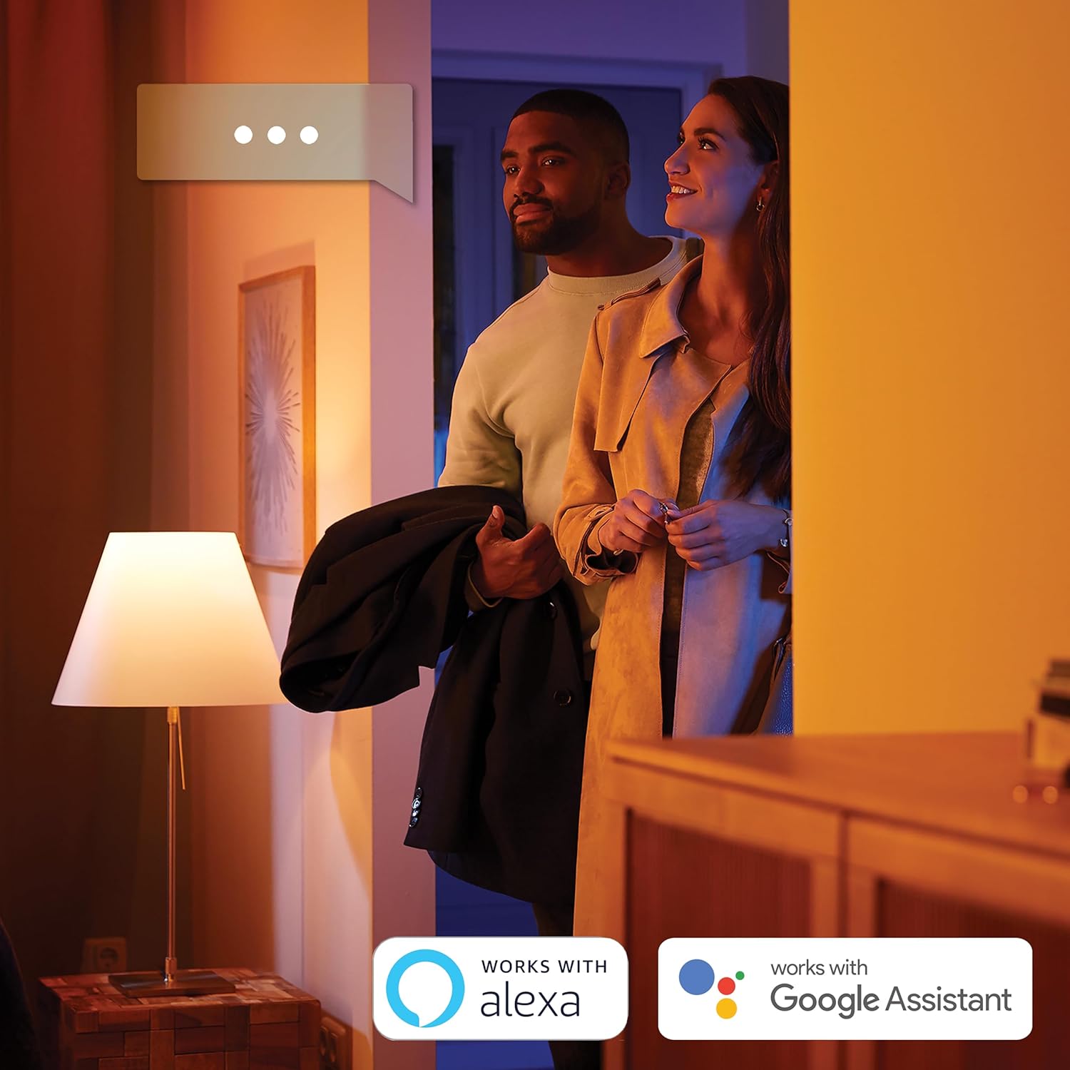 PHILIPS HUE White & Colour Ambiance Centris Ceiling Light - 3 Spot White
