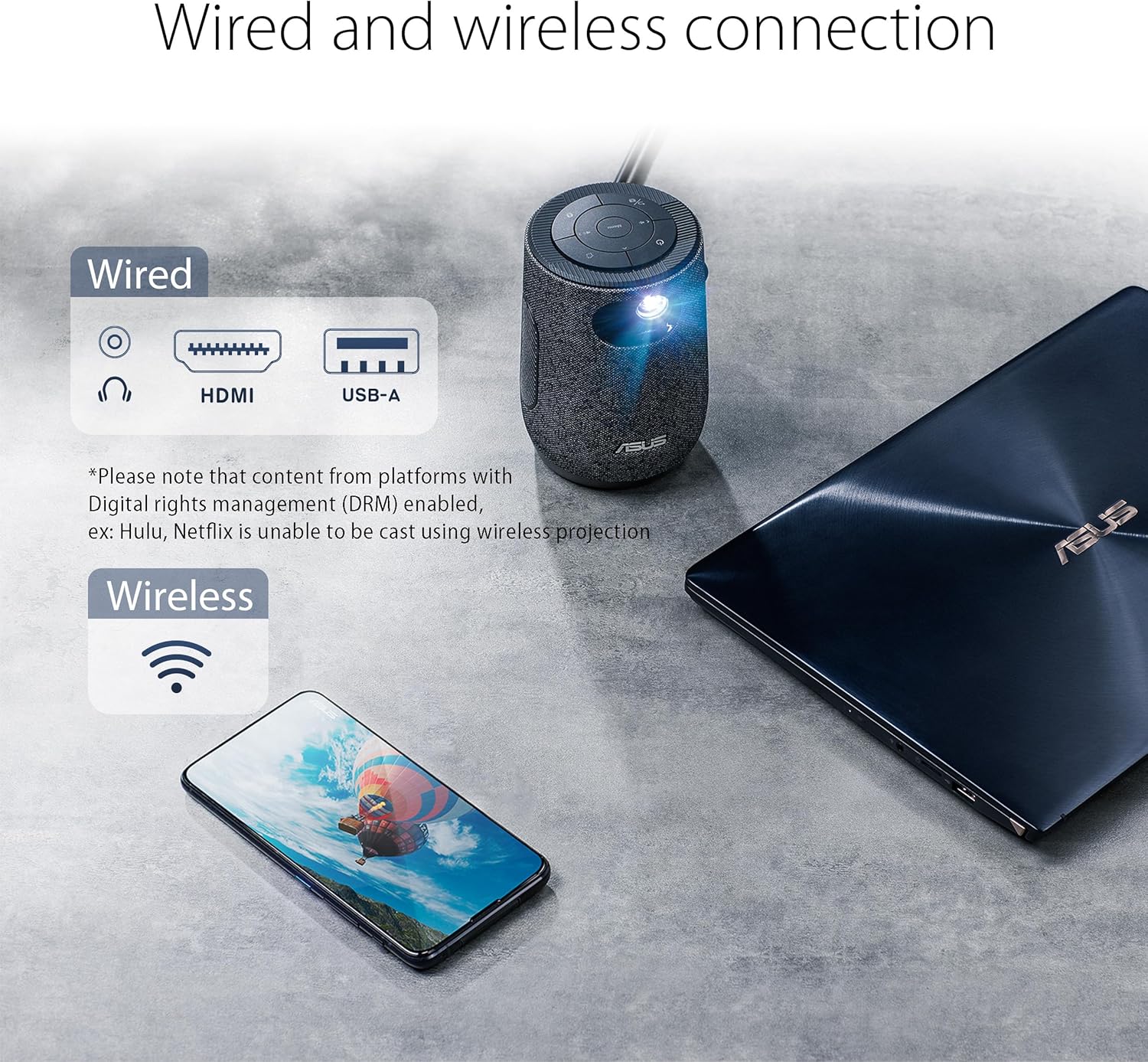 ASUS ZenBeam Latte L1 HD Ready Portable Projector