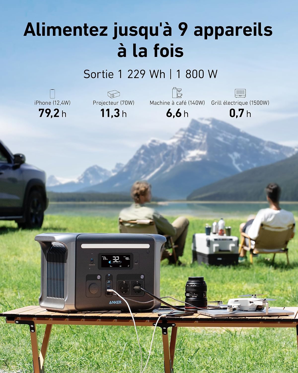 ANKER SOLIX F1200 PowerHouse 757 1229 Wh Portable Power Station