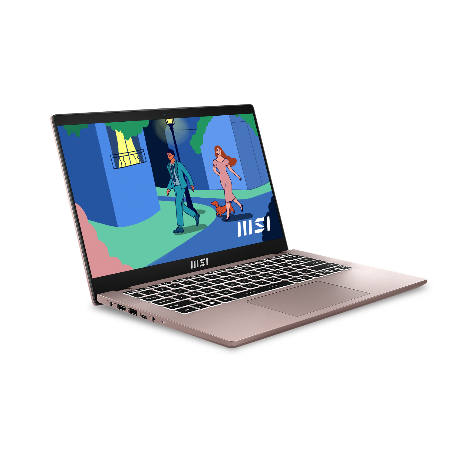MSI Modern 14 14" Laptop - Intel® Core™ i5 512 GB SSD Beige Rose