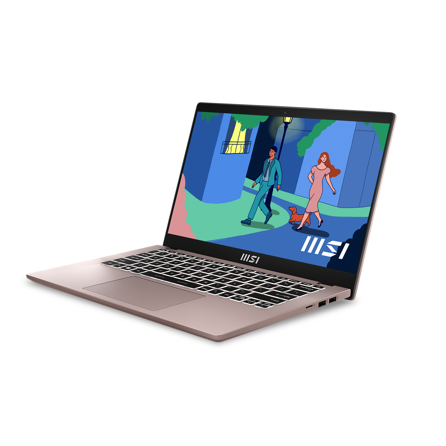 MSI Modern 14 14" Laptop - Intel® Core™ i5 512 GB SSD Beige Rose