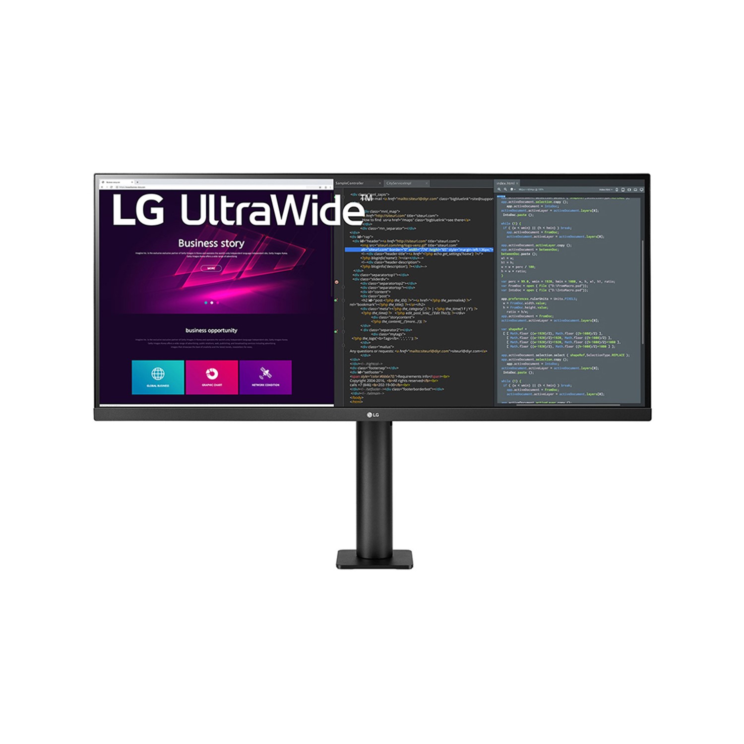 LG Ergo UltraWide 34WN780P-B.AEK Quad HD 34" IPS LCD Monitor - Black