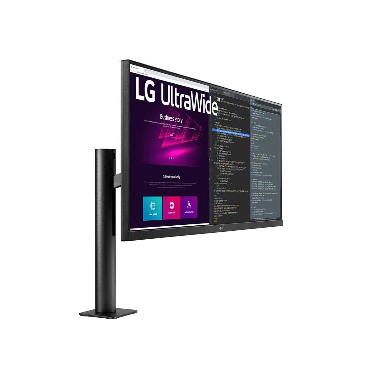 LG Ergo UltraWide 34WN780P-B.AEK Quad HD 34" IPS LCD Monitor - Black