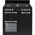 LEISURE Cookmaster CK90F232K 90 cm Dual Fuel Range Cooker - Black