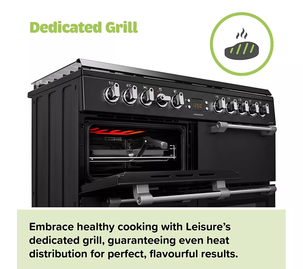 LEISURE Cookmaster CK100G232K 100 cm Gas Range Cooker - Black