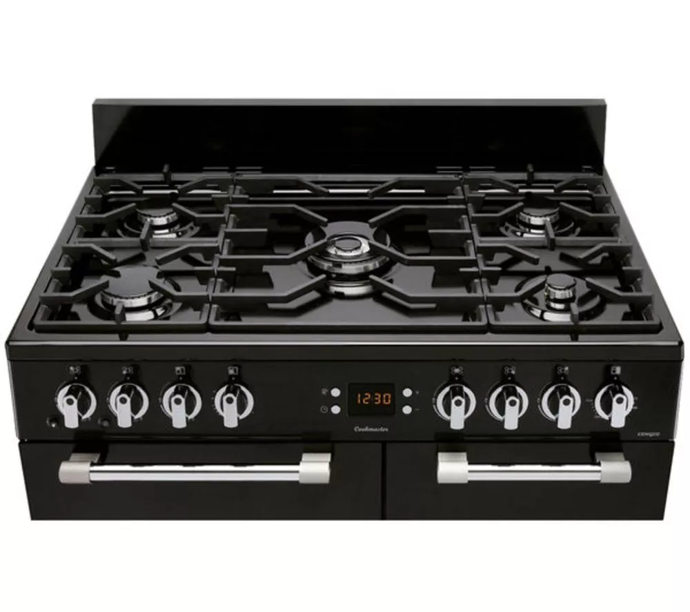 LEISURE Cookmaster CK90G232K 90 Dual Fuel Range Cooker - Black