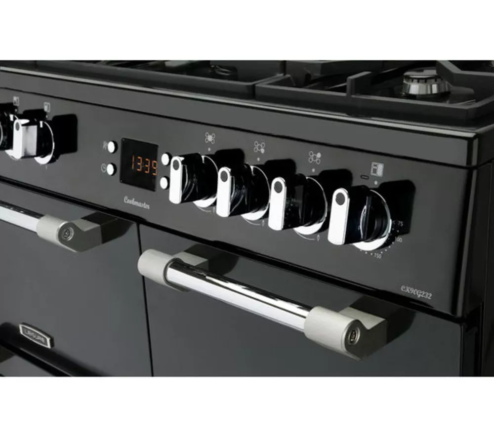 LEISURE Cookmaster CK90G232K 90 Dual Fuel Range Cooker - Black