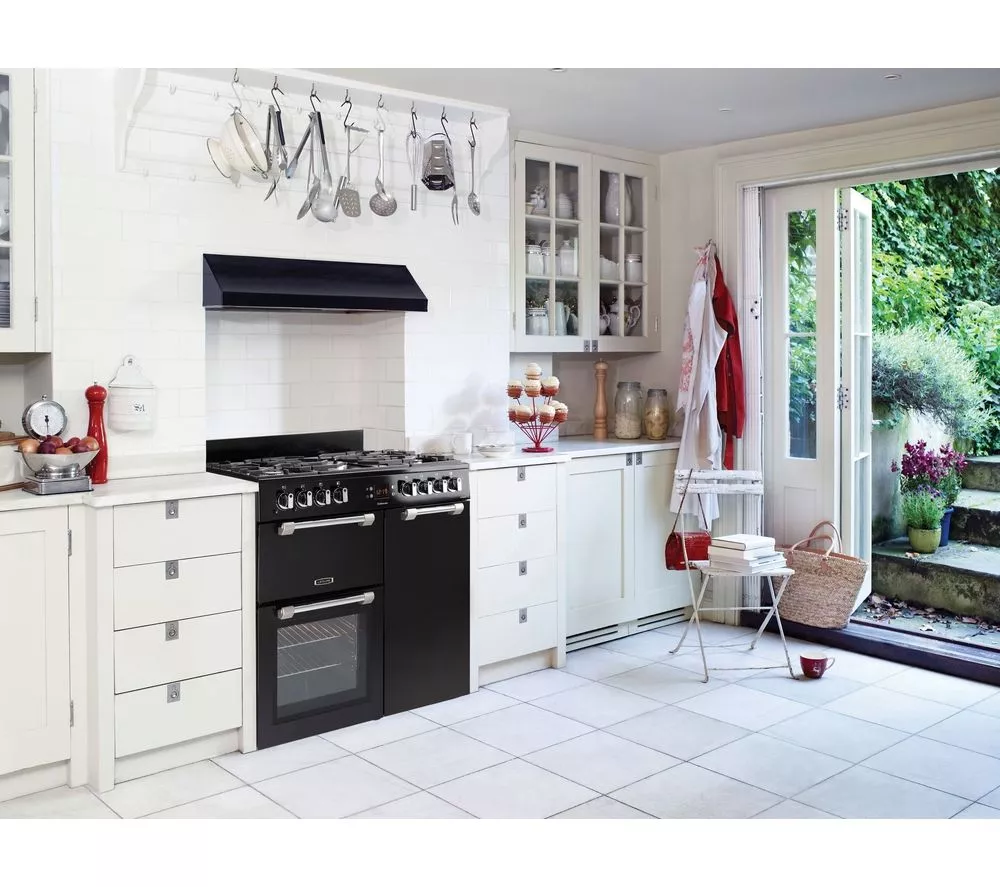 LEISURE Cookmaster CK90G232K 90 Dual Fuel Range Cooker - Black