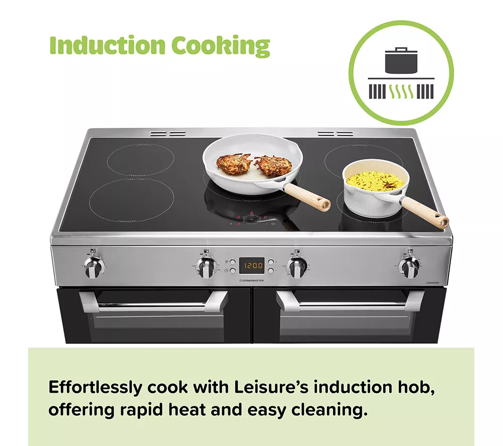 LEISURE Cuisinemaster CS90F530X Dual Fuel Range Cooker - Stainless Steel