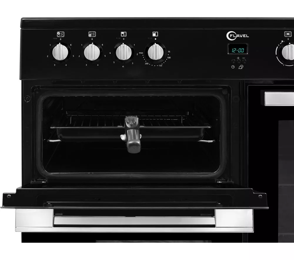 FLAVEL MLN9CRK 90 cm Electric Ceramic Range Cooker - Black