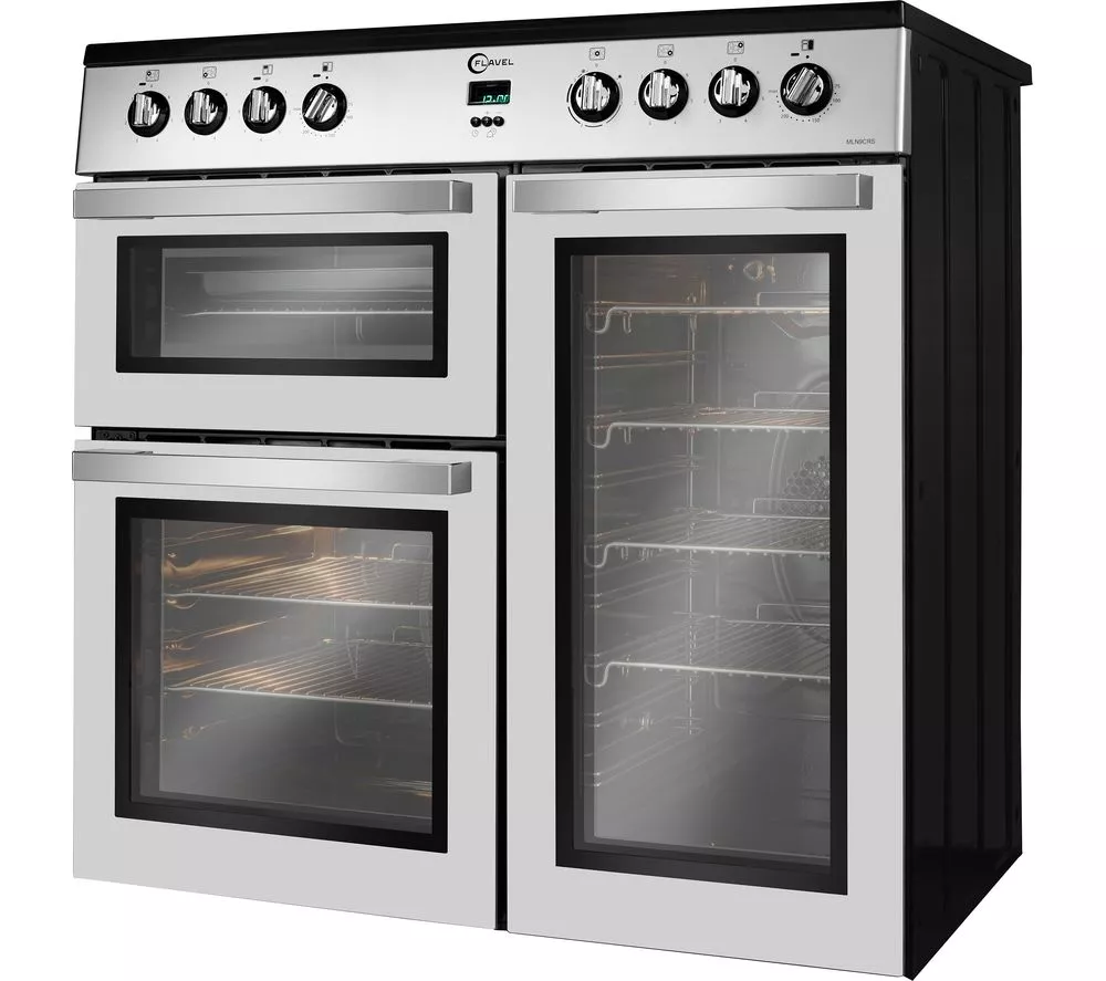 FLAVEL MLN9CRS 90 cm Electric Range Cooker - Silver