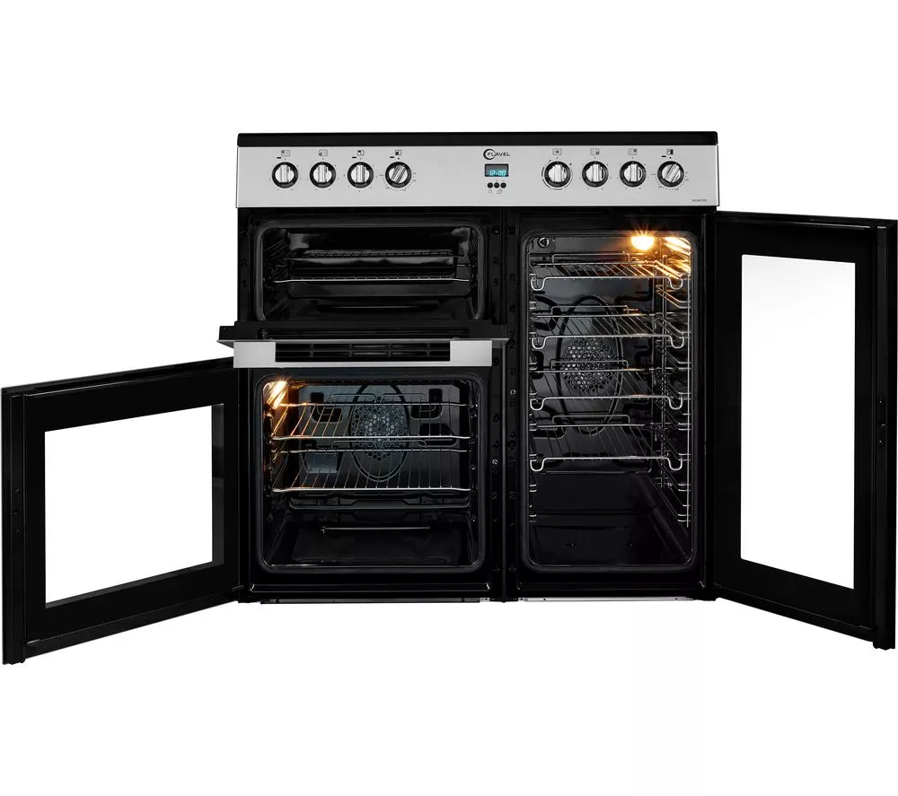 FLAVEL MLN9CRS 90 cm Electric Range Cooker - Silver