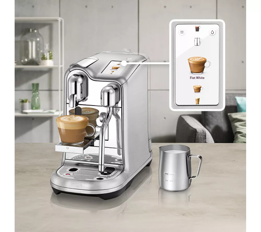 NESPRESSO by Sage Creatista Pro SNE900BSS Coffee Machine - Silver