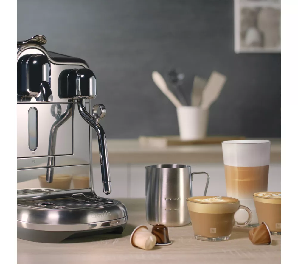 NESPRESSO by Sage Creatista Pro SNE900BSS Coffee Machine - Silver