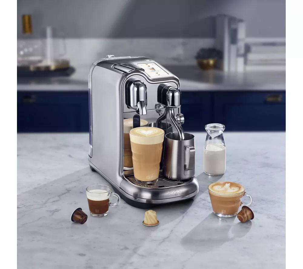 NESPRESSO by Sage Creatista Pro SNE900BSS Coffee Machine - Silver