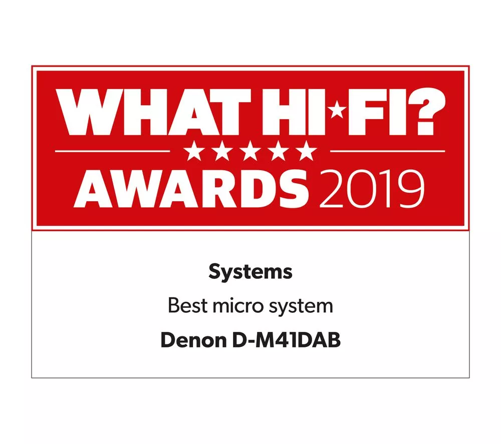 DENON DM-41DAB Wireless Traditional Hi-Fi System - Black