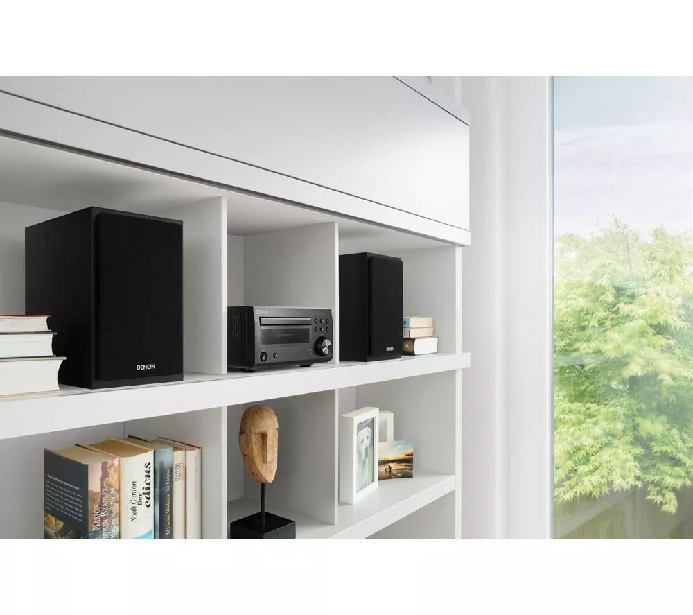DENON DM-41DAB Wireless Traditional Hi-Fi System - Black