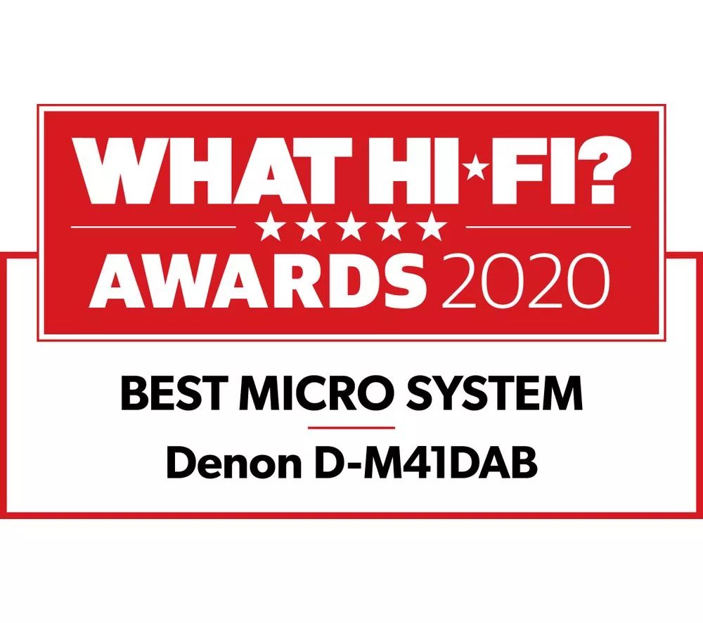 DENON DM-41DAB Wireless Traditional Hi-Fi System - Black