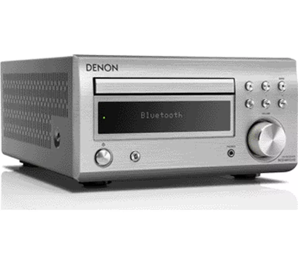 DENON DM-41DAB Wireless Traditional Hi-Fi System - Premium Silver
