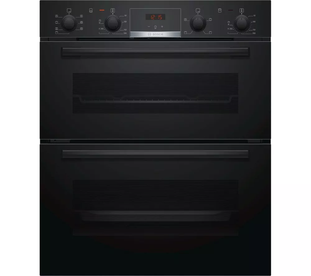 BOSCH Series 4 NBS533BB0B Electric Built-under Double Oven - Black
