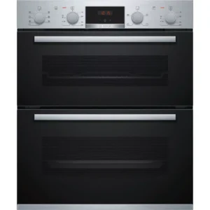 BOSCH Series 4 NBS533BS0B Electric Built-under Double Oven - Stainless Steel